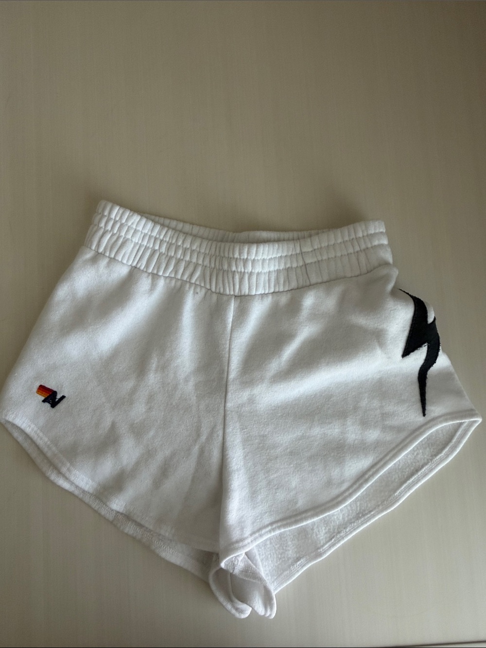 aviator nation White Women's sweat Shorts with